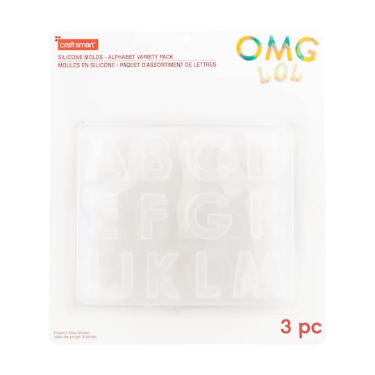 Alphabet Silicone Mold Variety Pack by Craft Smart&#xAE;